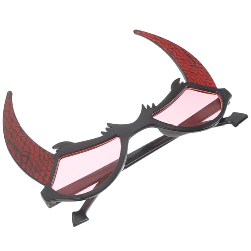 Vaguelly Halloween Brille aus Kunststoff für Kostümpartys Skelett Design für Erwachsene Foto Requisiten für Feiern und Spaß von Vaguelly