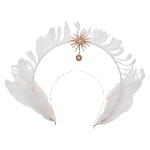 Vaguelly Halloween Dekorationen Sunburst Kopfbedeckung Tiara Haarband Göttin Stirnband Cosplay Party Stirnband Göttin Kopfschmuck Geburtstagsfeier Haarreifen Halloween Krone Vaguelly Halloween Dekorationen Sunburst Kopfbedeckung Tiara Haarband Göttin Stirnband Cosplay Party Stirnband Göttin Kopfschmuck Geburtstagsfeier Haarreifen Halloween Krone von Vaguelly