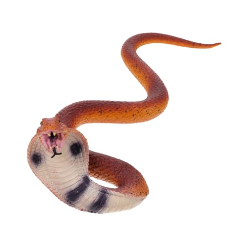 Vaguelly Halloween Gummischlange TPR Realistisches Schlangenmodell Gruselige Deko Requisite für Kostüm Party Streich Ungiftig und Bruchfest für Halloween und Rollenspiele von Vaguelly