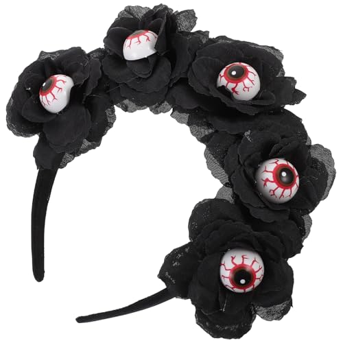 Vaguelly Halloween Skelett Haarreif Dekorativer Kopfschmuck für Kostümpartys Leicht und Bequem für Cosplay und Halloween Feiern von Vaguelly