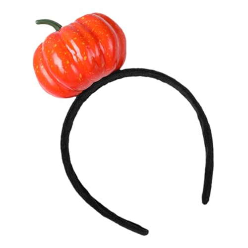 Vaguelly Halloween Stirnband mit Kürbis Design Einzigartiges Party Accessoire Bequemes Atmungsaktives Haarschmuck Vielseitig für Halloween Kostüm und Themenpartys als Foto Requisite von Vaguelly