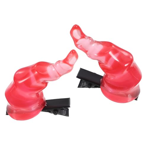 Vaguelly Halloween Teufelshorn Haarclip Transparent Rot Kreativer Cosplay Kopfschmuck Strapazierfähig Einzigartiges Design für Kostüm und Themenpartys Auffälliges Accessoire Vaguelly Halloween Teufelshorn Haarclip Transparent Rot Kreativer Cosplay Kopfschmuck Strapazierfähig Einzigartiges Design für Kostüm und Themenpartys Auffälliges Accessoire von Vaguelly
