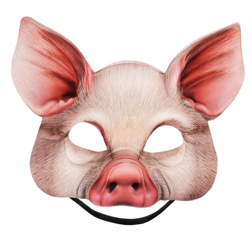 Vaguelly Halloween Tiermasken Schweinemaske Gruselige Venezianische Maskenmaske Schweinemaske Für Kostümparty Halbgesichts Tiermaske Festival Anziehmaske Maskerade Tiermaske Masken Kostüm Vaguelly Halloween Tiermasken Schweinemaske Gruselige Venezianische Maskenmaske Schweinemaske Für Kostümparty Halbgesichts Tiermaske Festival Anziehmaske Maskerade Tiermaske Masken Kostüm von Vaguelly