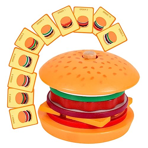 Vaguelly Hamburger für Pädagogisches Rollenspielzeug für Kreative Spielszenarien für Partys Fördert Hand Augen Koordination und Eltern Junge Mädchen Beziehung Vaguelly Hamburger für Pädagogisches Rollenspielzeug für Kreative Spielszenarien für Partys Fördert Hand Augen Koordination und Eltern Junge Mädchen Beziehung von Vaguelly