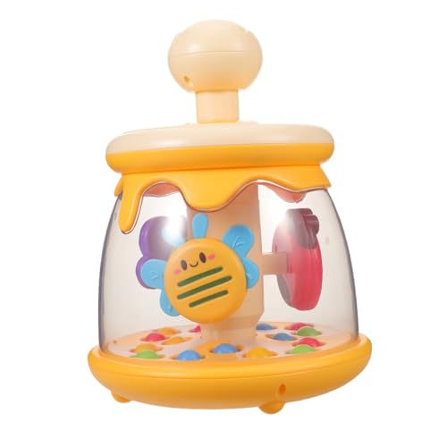 Vaguelly Handheld Insekten für Kleinkinder Pädagogischer Sprungball mit Drück und Drehfunktion Fördert Gleichgewicht Koordination und Logisches Montessori Lernspielzeug für Eltern Junge von Vaguelly