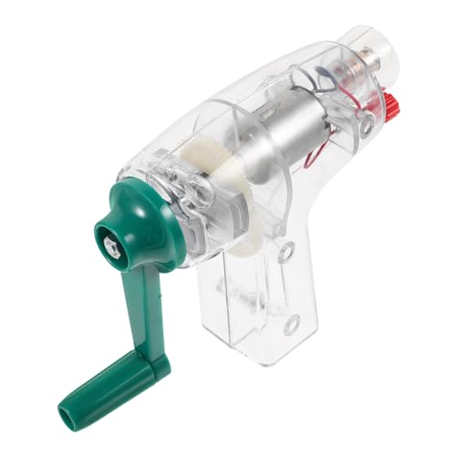 Vaguelly Handkurbel Generator Tragbar Mechanisch DIY Modell Elektrischer Handgenerator für Physik Experimente Stromerzeugung ohne Akku für Schüler und Wissenschaftler Vaguelly Handkurbel Generator Tragbar Mechanisch DIY Modell Elektrischer Handgenerator für Physik Experimente Stromerzeugung ohne Akku für Schüler und Wissenschaftler von Vaguelly