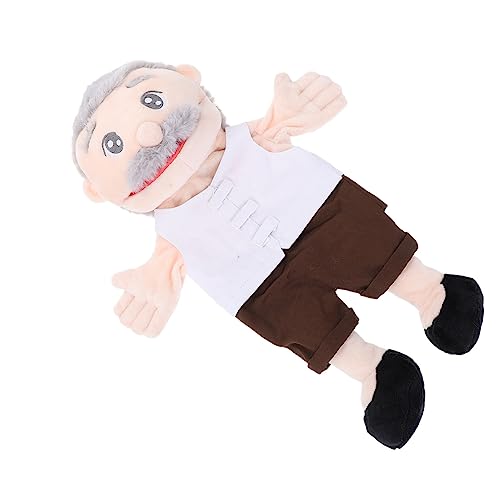 Vaguelly Handpuppe Für Die Marionetten Babypuppen Puppen Für Babys Lustige Ausgestopfte Fingerpuppe Finger Weiß Super Weicher Stoff von Vaguelly