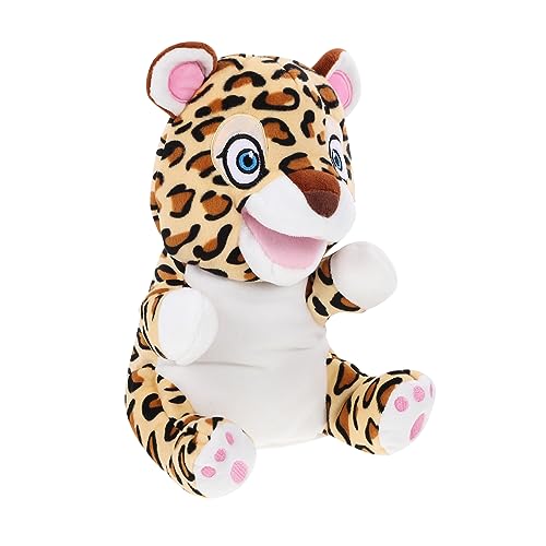 Vaguelly Handpuppe Leopard Plüsch Tierhandpuppe Realistische Tierfigur für Erwachsene Fördert Kreativität und Fantasie für Puppentheater und Spielspaß Vaguelly Handpuppe Leopard Plüsch Tierhandpuppe Realistische Tierfigur für Erwachsene Fördert Kreativität und Fantasie für Puppentheater und Spielspaß von Vaguelly