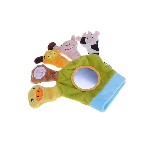 Vaguelly Handpuppen Spielzeug Aus Plüsch Tierische Fingerpuppen Für Neugeborene Weiche Puppenhandschuhe Grün Interaktives Kuscheltier Für Kleinkinder Vaguelly Handpuppen Spielzeug Aus Plüsch Tierische Fingerpuppen Für Neugeborene Weiche Puppenhandschuhe Grün Interaktives Kuscheltier Für Kleinkinder von Vaguelly