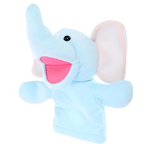 Vaguelly Handpuppe Puppen Für Eltern-Kind- Eltern-Kind-puppenspielzeug Interaktives Für Tierspielzeug Für Blue Stoff von Vaguelly