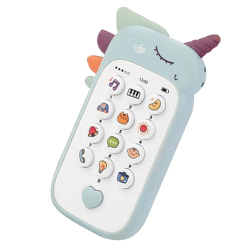 Vaguelly Handy Für Simuliertes Babyphone Musik Klingt Babyphone Handy So Tun, Als Ob Man EIN Telefonspielzeug Hätte Handy Beiß Sky-Blue Plastik Vaguelly Handy Für Simuliertes Babyphone Musik Klingt Babyphone Handy So Tun, Als Ob Man EIN Telefonspielzeug Hätte Handy Beiß Sky-Blue Plastik von Vaguelly