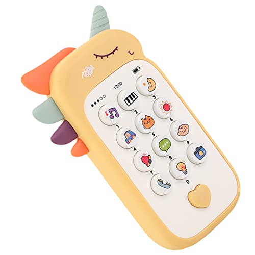 Vaguelly Handy für kinderhandy Handy Handy Lernspielzeug Handyspielzeug für Babys Babyphone für den Haushalt entzückendes Cartoon-Telefon Plastik Yellow Vaguelly Handy für kinderhandy Handy Handy Lernspielzeug Handyspielzeug für Babys Babyphone für den Haushalt entzückendes Cartoon-Telefon Plastik Yellow von Vaguelly