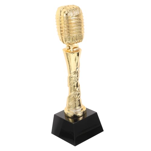 Vaguelly Trophäe in Mikrofonform für Den Gesangswettbewerb Der Jungen und Mädchen Als Party-dekorations-Requisite Vaguelly Trophäe in Mikrofonform für Den Gesangswettbewerb Der Jungen und Mädchen Als Party-dekorations-Requisite von Vaguelly