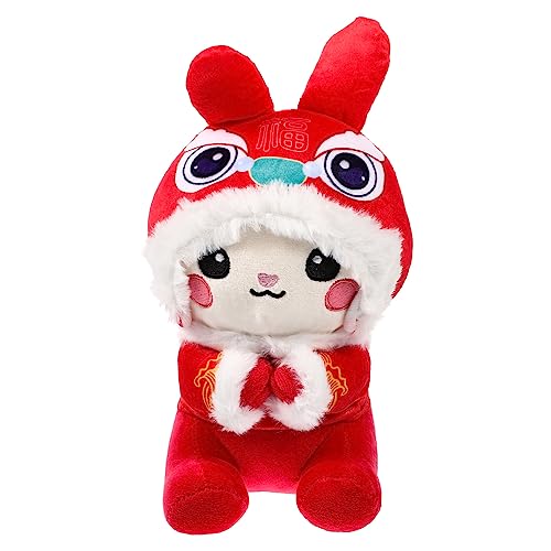 Vaguelly Hasenpuppe Figuren Mütze Panda-Dekoration Ausgestopft Tierdekoration Flauschiger Schlüsselanhänger Dekoratives Brot Ente Kaninchen Charme-Statue Plüsch Vaguelly Hasenpuppe Figuren Mütze Panda-Dekoration Ausgestopft Tierdekoration Flauschiger Schlüsselanhänger Dekoratives Brot Ente Kaninchen Charme-Statue Plüsch von Vaguelly