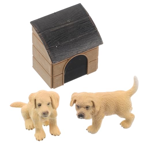 Vaguelly Realistisches Miniatur-hundehaus-Set Für Haustiere Spielzeug-hundesammlung Welpenfiguren Vaguelly Realistisches Miniatur-hundehaus-Set Für Haustiere Spielzeug-hundesammlung Welpenfiguren von Vaguelly