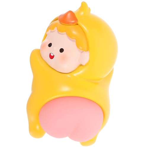 Vaguelly Hintern Desktop-Ornamente Pop Cool Luft Auto Zappeln Erwachsene Gadgets Puzzle Zappelspielzeug Zum Arschquetschen Arschspielzeug Quetschendes Kieselgel von Vaguelly