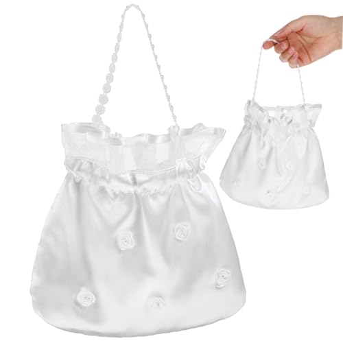 Vaguelly Hochzeitshandtaschen geschenktaschen geschenktüten Geschenkverpackung Geldbörsen und Handtaschen klare Geldbörse Tasche Frauen Braut Handtasche Braut Hochzeit Zubehör Stoff Weiß Vaguelly Hochzeitshandtaschen geschenktaschen geschenktüten Geschenkverpackung Geldbörsen und Handtaschen klare Geldbörse Tasche Frauen Braut Handtasche Braut Hochzeit Zubehör Stoff Weiß von Vaguelly
