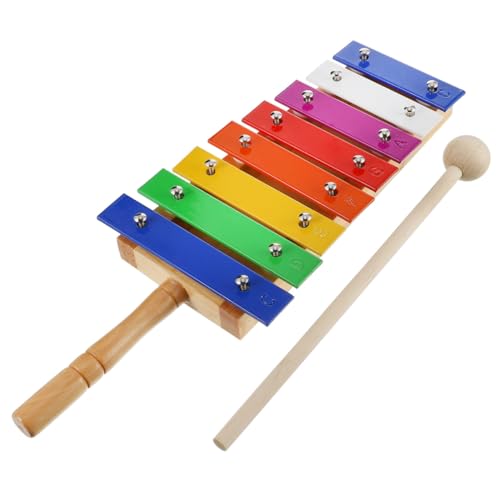 Vaguelly Schlaginstrumente für Jungen und Mädchen 8-ton Aluminiumplatte Xylophon für Die Musikalische Entwicklung Vaguelly Schlaginstrumente für Jungen und Mädchen 8-ton Aluminiumplatte Xylophon für Die Musikalische Entwicklung von Vaguelly