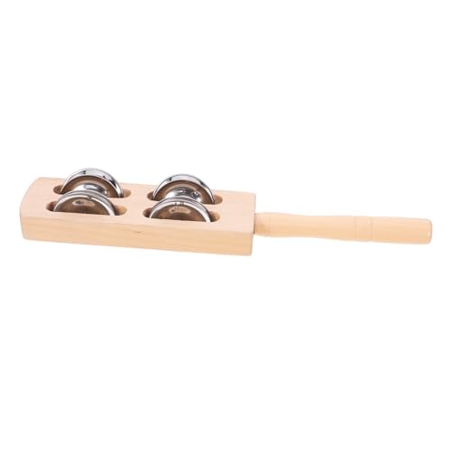 Vaguelly Holz Handglocke Musikspielzeug Pädagogisches Schlaginstrument für Kleinkinder Fördert Musikalität und Kreativität für Frühförderung und Spielgruppen Vaguelly Holz Handglocke Musikspielzeug Pädagogisches Schlaginstrument für Kleinkinder Fördert Musikalität und Kreativität für Frühförderung und Spielgruppen von Vaguelly