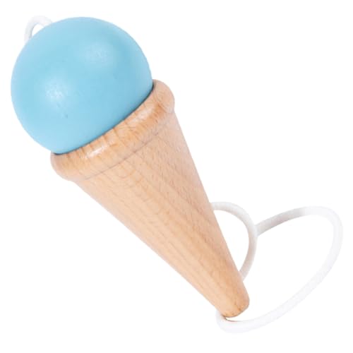 Vaguelly Holz Kendama für Motorik und Koordination Geschicklichkeitstraining Traditionelles Japanisches Balancespiel Handgefertigt mit Sicherem Seil und Robustem Ball Geschenk von Vaguelly
