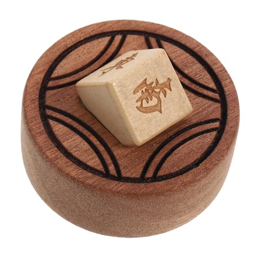Vaguelly Holz Mahjong Würfel Kleine Leicht für Spieleabende Partys und Ktv aus Robustem Holz Ansprechend Gestaltet Langlebig für Unvergessliche Spielerlebnisse Vaguelly Holz Mahjong Würfel Kleine Leicht für Spieleabende Partys und Ktv aus Robustem Holz Ansprechend Gestaltet Langlebig für Unvergessliche Spielerlebnisse von Vaguelly