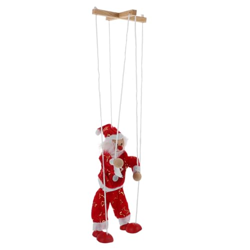 Vaguelly Holz Marionette Weihnachts Puppe Interaktives für Kreative Puppen für Party und Theateraufführungen Bunte Pull String Puppe Vaguelly Holz Marionette Weihnachts Puppe Interaktives für Kreative Puppen für Party und Theateraufführungen Bunte Pull String Puppe von Vaguelly
