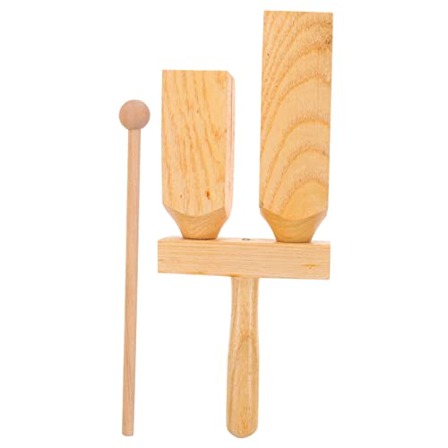 Vaguelly Holz Orff Percussion Instrument Sicheres Musikinstrument für Hochwertiges Rhythmusspielzeug aus Holz Kompakt Pädagogisch für Musikalische Früherziehung Fein Poliert Schadstofffrei von Vaguelly