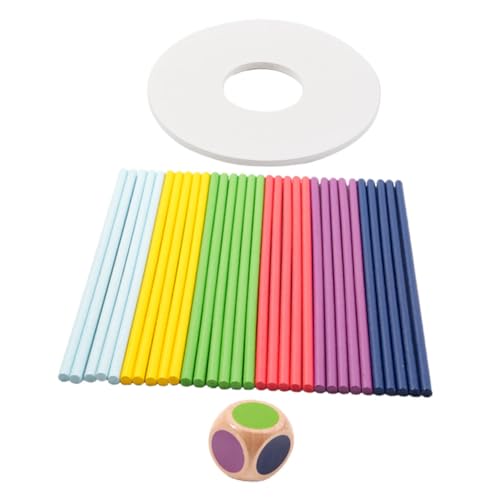 Vaguelly Motorikspielzeug Baby 1 Set Pick up Sticks Balancierstäbe Für Motorikspielzeug Für Feinmotorik Und Geschicklichkeitsspiel Ideales Partyspielzeug Für Familien Und Freunde Finger Spielzeug von Vaguelly