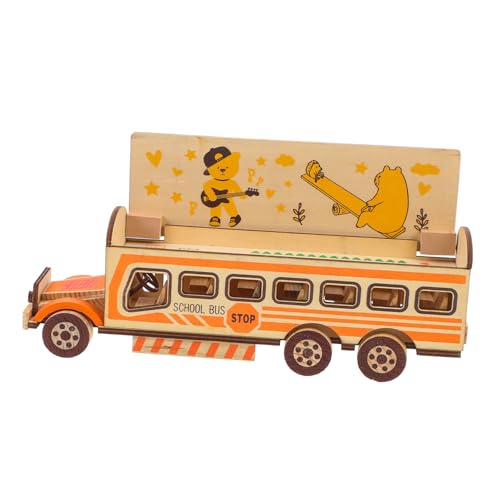 Vaguelly Holz Schulbus Modell für Simulation Modell Sicheres und für Geburtstage und Weihnachten Fördert Kreativität und Dekorativer Spielzeugbus aus Holz Vaguelly Holz Schulbus Modell für Simulation Modell Sicheres und für Geburtstage und Weihnachten Fördert Kreativität und Dekorativer Spielzeugbus aus Holz von Vaguelly