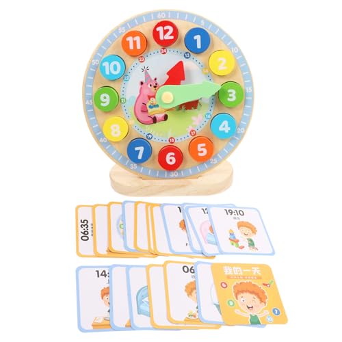 Vaguelly Holz Uhr für Lernspielzeug Zahlenverständnis für Frühe Bildung und Interaktion mit Eltern Vaguelly Holz Uhr für Lernspielzeug Zahlenverständnis für Frühe Bildung und Interaktion mit Eltern von Vaguelly