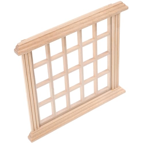 Vaguelly Holzfenstermodell Häuser Winzig Miniaturfenster Bausatz Fensterrahmenmodell Möbel Puppenhaus-miniaturen Puppenhausfenster Puppenhauszubehör Klein DIY Miniatur Puppenhausbauzubehör Vaguelly Holzfenstermodell Häuser Winzig Miniaturfenster Bausatz Fensterrahmenmodell Möbel Puppenhaus-miniaturen Puppenhausfenster Puppenhauszubehör Klein DIY Miniatur Puppenhausbauzubehör von Vaguelly