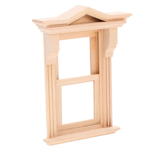 Vaguelly Holzfenstermodell Miniatur Winziger Fensterrahmen Puppenhauslieferungen Zubehör Fenster Im Maßstab 1:12 Mini-hausfenster Puppenhausfenster Zum Basteln Hölzern Vaguelly Holzfenstermodell Miniatur Winziger Fensterrahmen Puppenhauslieferungen Zubehör Fenster Im Maßstab 1:12 Mini-hausfenster Puppenhausfenster Zum Basteln Hölzern von Vaguelly
