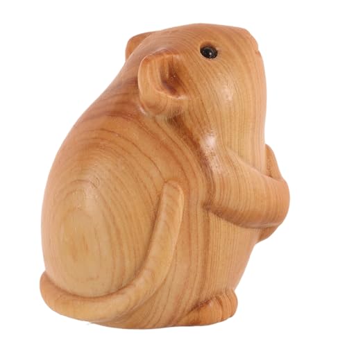 Vaguelly Holzfigur Hamster Statue Niedliche Holzskulptur für Dekorativer Hamster aus Holz für Wohnräume Tische Regale und Gartenornamente Vaguelly Holzfigur Hamster Statue Niedliche Holzskulptur für Dekorativer Hamster aus Holz für Wohnräume Tische Regale und Gartenornamente von Vaguelly