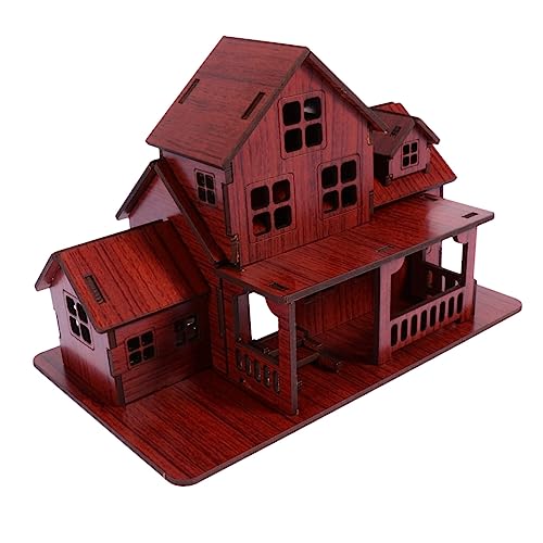 Vaguelly Holzhaus Bauen Bausätze Für Erwachsene Drinnen Mini-häuser Möbel Puzzlematte Modellbau Aus Holz Montagehaus Aus Holz Hölzernes DIY-hausmodell Brown Vaguelly Holzhaus Bauen Bausätze Für Erwachsene Drinnen Mini-häuser Möbel Puzzlematte Modellbau Aus Holz Montagehaus Aus Holz Hölzernes DIY-hausmodell Brown von Vaguelly