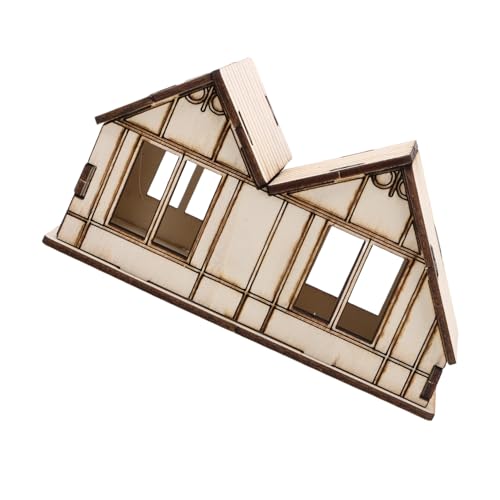 Vaguelly Holzmodellhaus Puzzle Mini DIY Modellhaus für Realistische Miniaturszenen für Bildung und Dekoration aus Hochwertigem Holz Gefertigt Präzise Passform für Sammler und Kreative von Vaguelly