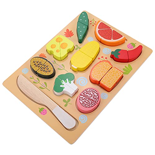 Vaguelly Kleinkinder Frühes Lernspielzeug Jungen Und Mädchen Schneiden Von Lebensmitteln Spielzeug-Set Rollenspiel Holzspielzeug Vaguelly Kleinkinder Frühes Lernspielzeug Jungen Und Mädchen Schneiden Von Lebensmitteln Spielzeug-Set Rollenspiel Holzspielzeug von Vaguelly