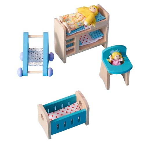 Vaguelly Holzspielzeug Für 8x11cm Miniatur öbelset Aus Handgefertigte Lernspielzeuge Für Das Spielhaus Inkl Hochbett Und 3 Figuren Pädagogisches Für Kreatives Vaguelly Holzspielzeug Für 8x11cm Miniatur öbelset Aus Handgefertigte Lernspielzeuge Für Das Spielhaus Inkl Hochbett Und 3 Figuren Pädagogisches Für Kreatives von Vaguelly
