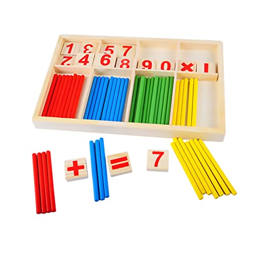 Vaguelly Holzspielzeug Set Für Mathe Lernspielzeug Zur Der Zählfähigkeiten Frühe Bildung Und Kognitive Entwicklung Ideal Für Vorschulkinder 1 Set Mit Bunten Zahlenstäben Vaguelly Holzspielzeug Set Für Mathe Lernspielzeug Zur Der Zählfähigkeiten Frühe Bildung Und Kognitive Entwicklung Ideal Für Vorschulkinder 1 Set Mit Bunten Zahlenstäben von Vaguelly