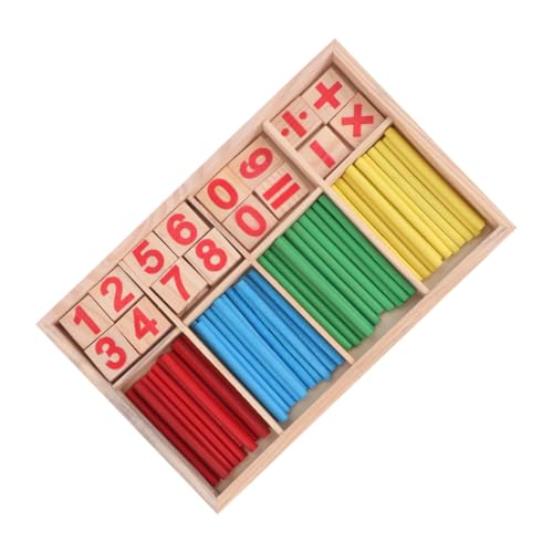 Vaguelly Holzspielzeug Zahlenstäbe für Lernspielzeug Pädagogisch Sicher für Vorschule und Kindergarten Fördert Zahlenverständnis und Feinmotorik Spielset für Jungen und Mädchen Vaguelly Holzspielzeug Zahlenstäbe für Lernspielzeug Pädagogisch Sicher für Vorschule und Kindergarten Fördert Zahlenverständnis und Feinmotorik Spielset für Jungen und Mädchen von Vaguelly