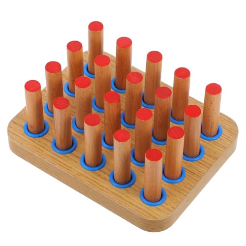 Vaguelly Handrehabilitations Steckbrett aus Holz für Fingerfertigkeit 20 Stifte Handtherapie Gerät zur Verbesserung der Feinmotorik und Hand Auge Koordination Stabil und Benutzerfreundlich Vaguelly Handrehabilitations Steckbrett aus Holz für Fingerfertigkeit 20 Stifte Handtherapie Gerät zur Verbesserung der Feinmotorik und Hand Auge Koordination Stabil und Benutzerfreundlich von Vaguelly