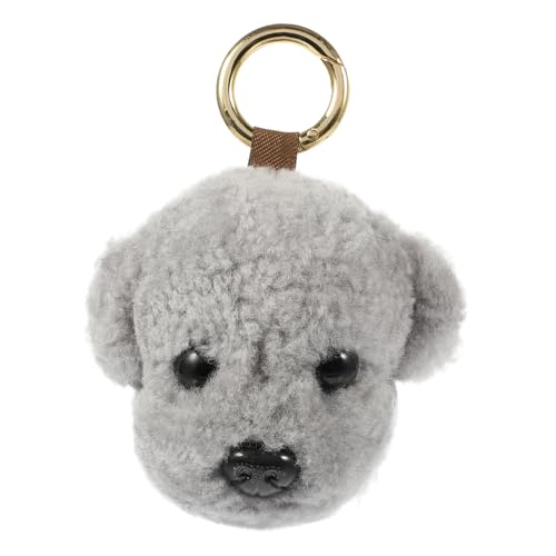 Vaguelly Hündchen-Puppe-Anhänger Auto-Schlüsselanhänger Kinderspielzeug Fell Weihnachten geldgeschenke Weihnachten ausgestopfter Welpe Hundespielzeug aus Plüsch Hardware- Grey von Vaguelly