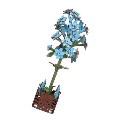 Vaguelly Hyazinthen Holzbausatz Desktop Topfhyazinthen Bausatz Hyazinthen Puzzle Holzpuzzle Hyazinthentopf Tischdekoration Holzpuzzle Blumenmodell Topfblumenmodell Basteln von Vaguelly