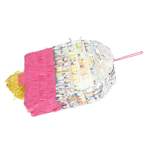 Vaguelly Ice Pinata Partydeko Eiscreme Form Fotorequisite für Kindergeburtstag Halloween Fest Feier von Vaguelly