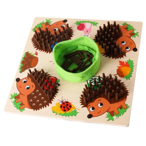 Vaguelly Igel kompaktes Igelspielzeug Kinderbedarf kinderbeschäftigung für Tastspielzeug lustiges sensorisches sensorisches hölzern Brown Vaguelly Igel kompaktes Igelspielzeug Kinderbedarf kinderbeschäftigung für Tastspielzeug lustiges sensorisches sensorisches hölzern Brown von Vaguelly