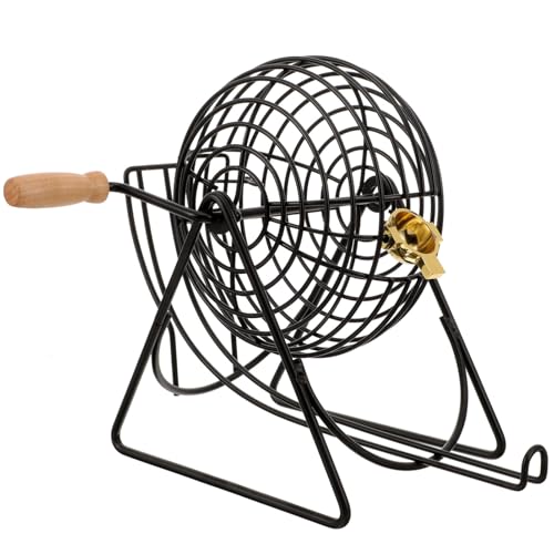 Vaguelly Interaktives Bingo Käfig Spielsachen Ballautomat Bingo Wiederverwendbare Karten Spiele Wein Puzzle Bingo Anrufer Tombola Roulette Tischfußball Jumbo Spielkonsole Nützliche von Vaguelly