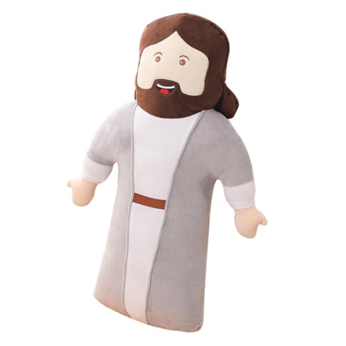 Vaguelly Jesus Kissen Dekoratives Kissen Jesus Plüsch Kreatives Jesus Couch Jesus Puppe Gefüllter Plüsch Jesus Tragbare Jesus Puppe Schlafzimmer Jesus Puppe Kreatives von Vaguelly