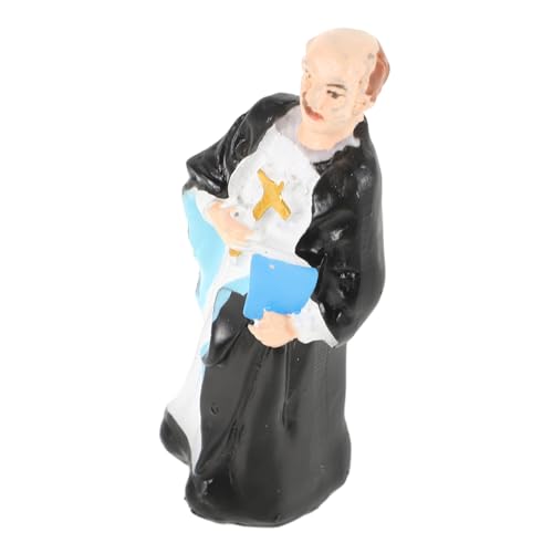 Vaguelly Pastor Modell Statue Mini Figurine Home Office Decor Harz Kunsthandwerk von Vaguelly