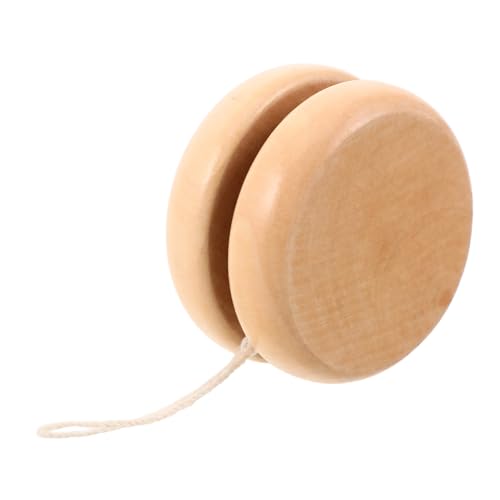 Vaguelly Jo-Jo- für Spaß für für Erwachsene aus Holz Holz- yo yo Neuheit Toys Klassenzimmerzubehör kleines - hölzern Light Brown von Vaguelly
