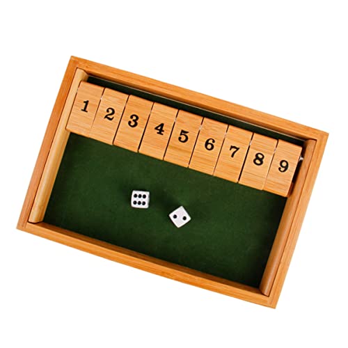 Vaguelly Holz 2-Personen Getränk Requisiten Spielbrett Für Party Spiel Spielbrett 1-9 Nummerierte Karten Würfel Vaguelly Holz 2-Personen Getränk Requisiten Spielbrett Für Party Spiel Spielbrett 1-9 Nummerierte Karten Würfel von Vaguelly
