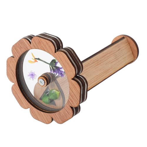 Vaguelly Kaleidoskop Kinderspielzeug Kindergeschenke Kindergeschenke Outdoor Kinderbedarf Kinderspielzeug Kinderzubehör Lustiges Frühe Lehrhilfe Kinderzubehör Holz von Vaguelly